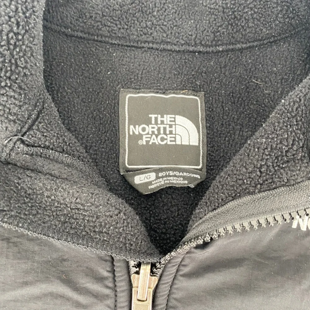 The North Face‎ Fleece Jacket Boys L G Black Zip Up Outdoors Warm